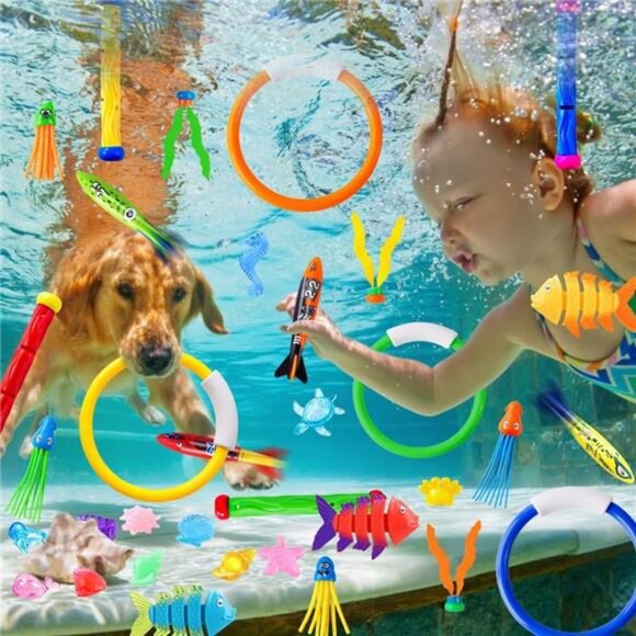 35PCS Pool Diving Swimming Toys, Summer Underwater Game Toys - Picture 6 of 6